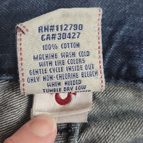 True Religion Ricky Jeans Mens Size 34X32 - Picture 14 of 16